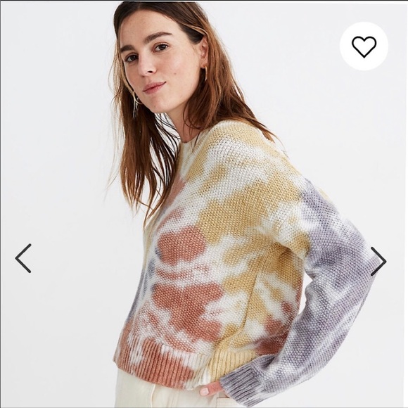 MADEWELL Tie Dye Westfield Pullover Sweater Size XS - Picture 15 of 15